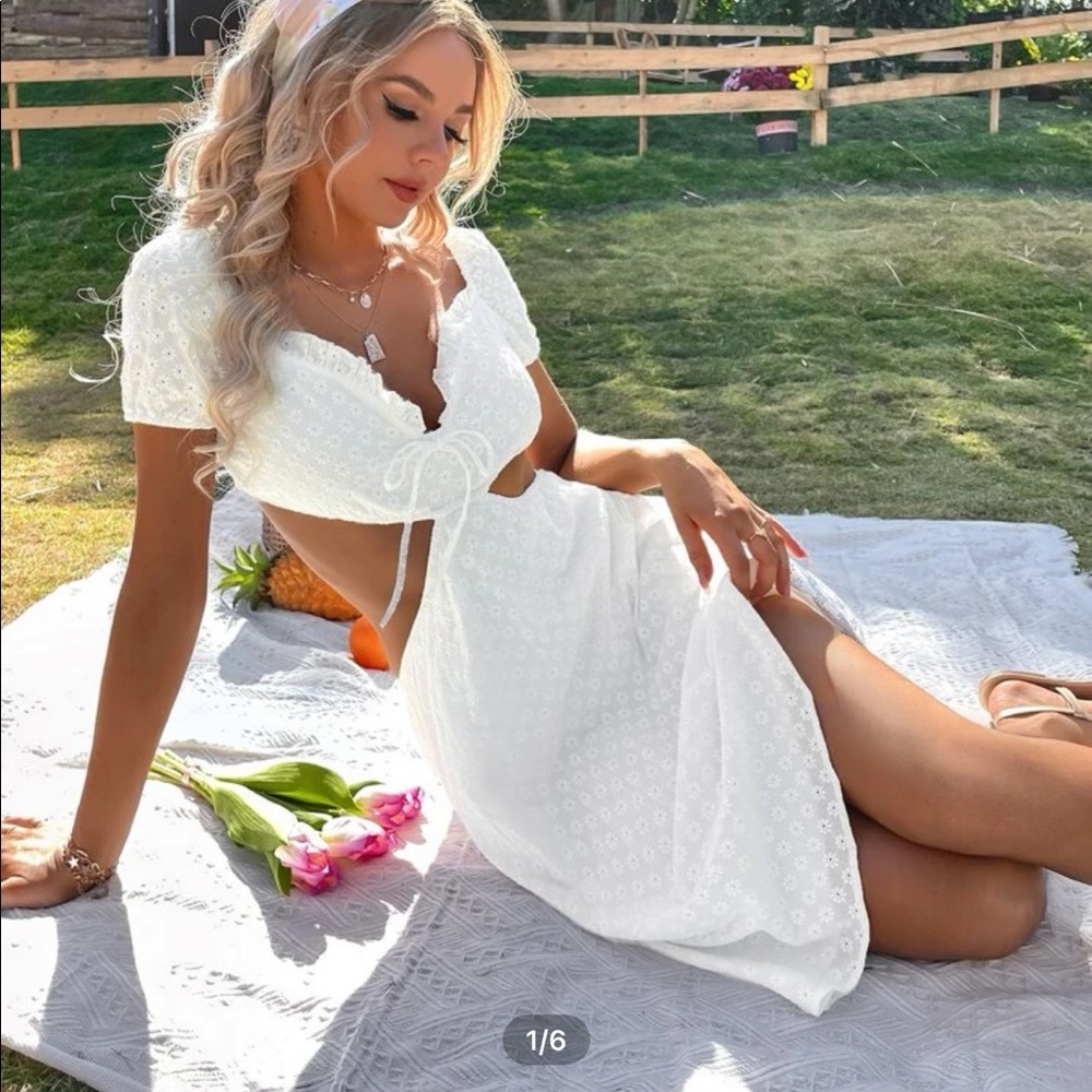 cute white dress